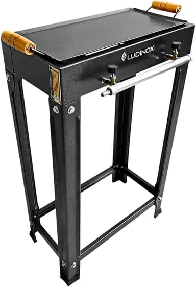 Fogão Industrial Com Chapa Gás 2 Bocas 20x20 Alta Pressão com kit de intalção