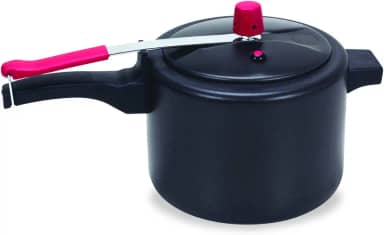 Panela De Pressão 4, 5 L Preta Dona Chefa Preta Pequeno