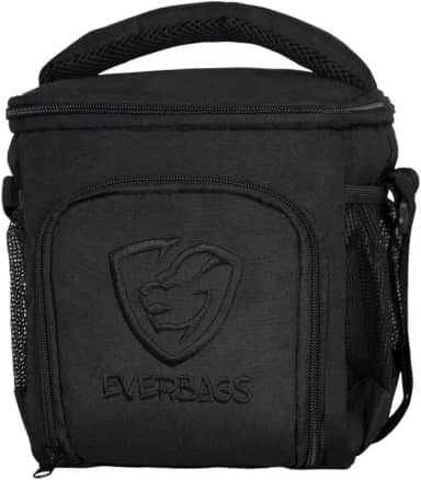 Bolsa Térmica Porta Marmita Fitness Lancheira Compacta Black Academia