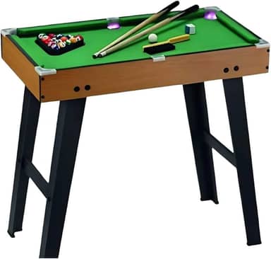 Brinquedo Infantil Mesa de Sinuca Master em Madeira com Led Zippy Toys - 11112