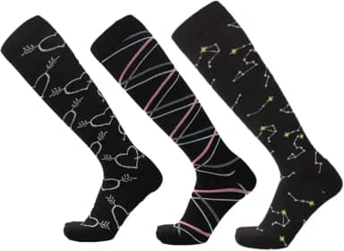 J COLOUR Meias de compressão para homens e mulheres 20-30 mmHg melhor para Médicos, Enfermagem, Academia, Treino, Corrida, Varizes, Viagens