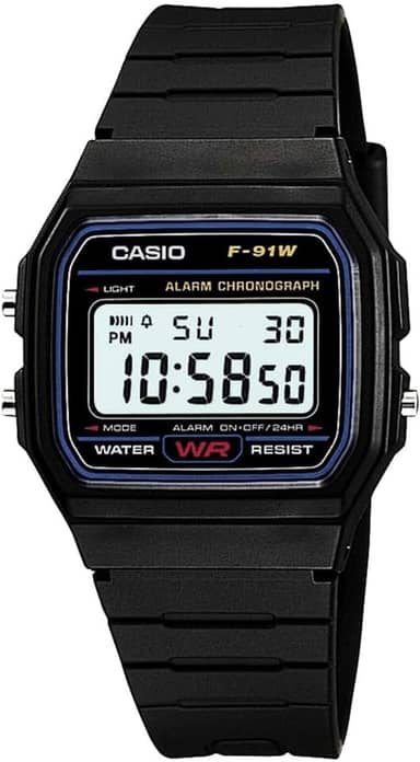 lógio De Pulso Casio Masculino Esportivo Digital F-91W-1DG