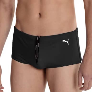 Sunga Puma Lateral Larga UV50+ Cordão Ajustável Xtra Life Piscina Praia Masculino Adulto