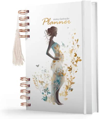 Planner Da Gestante - Diário Da Minha Gestação - Capa Colors 15 x 21 cm