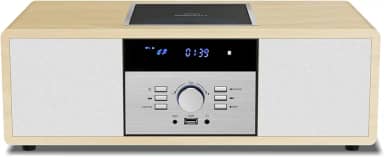 Sistema Estéreo Bluetooth Para Casa Com Cd Player, Sistema De Música Hi-Fi De Madeira Vintage Com Bluetooth, Rádio Fm, Entrada Aux E Usb, Controle Remoto, Rádio Compacto E Aparelho De Som