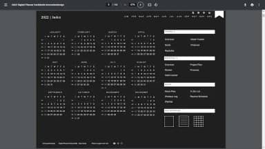2022 Digital Ultimate Planner, Monthly, Weekly, and Daily Planner, Goodnotes planner, iPad planner, notability planner, Digital journal (English Edition)