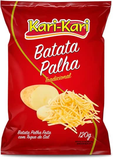 Batata Palha 120 Gramas Tradicional Crocante Kari-Kari
