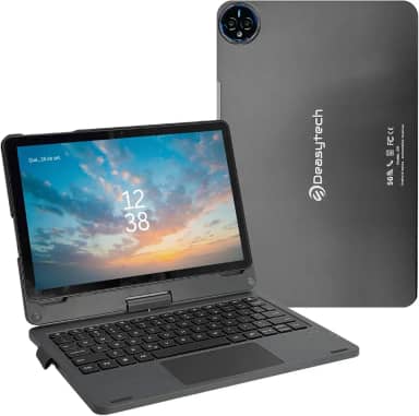 Tablet E19 4G, Tela 11' IPS Full HD 256GB, 12GB RAM (6GB + 6GB Boost), Octa-Core Cortex-A75, Bateria 8000 mAh, Câmera Traseira 20MP, Android 14 com Capa e Teclado Inteligente - Cinza