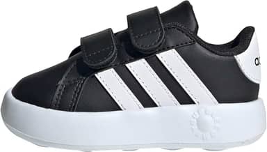 Tênis Adidas Grand Court 2.0 CF Infantil Preto e Branco