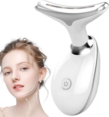 Massageador Facial 3 Modos Pescoço Tratamento Terapia Recarregável