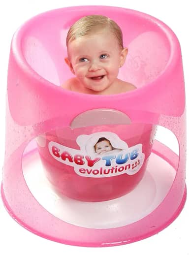 Banheira Ofurô Baby Tub Evolution - De 0 à 8 Meses - Rosa