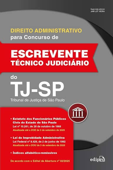 Direito Administrativo para Concurso de Escrevente do TJSP