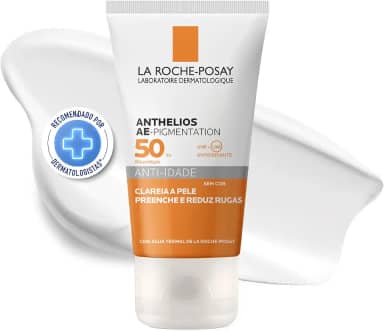 La Roche-Posay, Protetor Solar Anti-Idade com Ácido Hialurônico, Sem Cor, Textura Gel Creme, FPS50, 50g