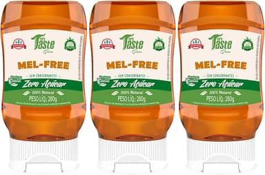Kit 3 Mel Vegano Zero Açúcar Mel-Free Mrs Taste 280g