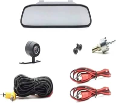 Kit Retrovisor 4.3" Polegadas com Câmera de Ré Borboleta Tech One - KC-E-6317