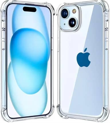 Capinha iPhone 15 Transparente Silicone Flexível | Anti-Amarelamento, Encaixe Preciso e Proteção Antichoque