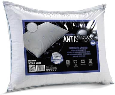 Travesseiro Antistress 50 x 70 cm Branco - Altenburg