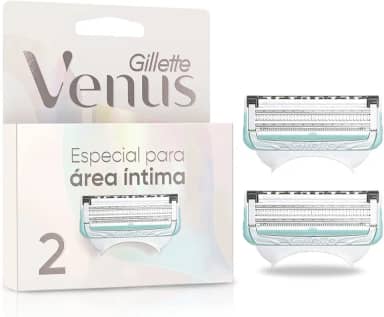 Gillette Venus para Área Íntima, Carga para Aparelho de Depilação Íntima 2 Unidades