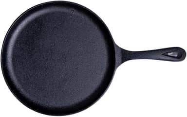 Frigideira de Ferro para Tapioca 20 cm Compatível com Todos os Fogões Cabo Ergonômico