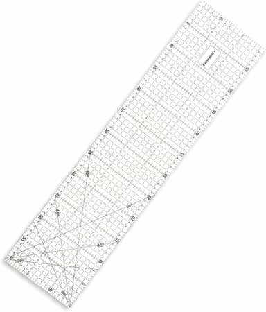 Lanmax Régua Patchwork 15x60cm, Modelo: LMR-16X60, Cor: Transparente