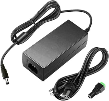 SHNITPWR Adaptador de fonte de alimentação CC 24V 3A CA 100 V ~ 240 V para CC 24 volts 3 Amp 72W transformador conversor 5,5 x 2,5 mm plugue para fita de LED 5050 3528 impressora 3D driver de LED