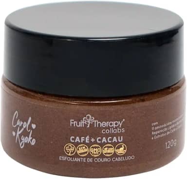 Recontrutor Capilar Café + Cacau Carol Kyoko 290ML (Esfoliante de Couro Cabeludo Café + Cacau Carol Kyoko 120G)