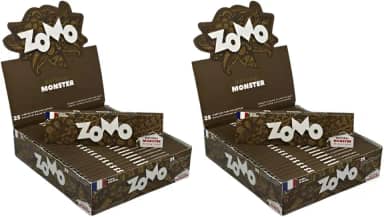 Kit 2 Caixas C/25 Seda Z o m o Brown Grande Natural King Size