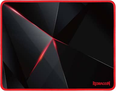 Redragon MOUSEPAD GAMER CAPRICORN 330x260x3MM P012, preto/vermelho