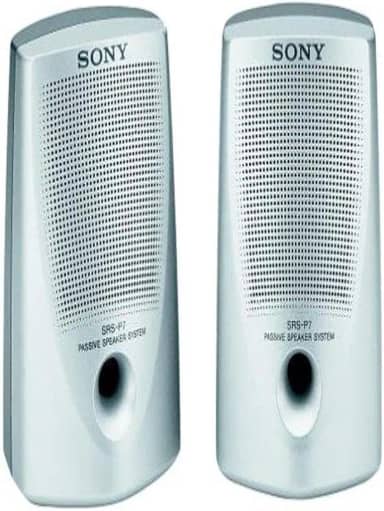 Sony SRSP7 Sistema de Alto-Falante Passivo com Entrada Estéreo Mini Plug