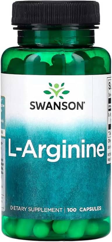 L-Arginina 500mg Swanson 100 Capsulas Importado