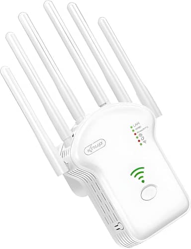 Repetidor WiFi de Alta Potência MY7254 – Amplificador e Extensor de Sinal Wireless com 6 Antenas para Maior Cobertura e Estabilidade