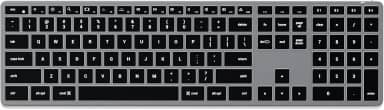 Satechi Teclado Slim X3 Iluminado Bluetooth Keypad Numérico - Teclas Iluminadas e Sinc Varios Dispositivos - Para M2/ M1 MacBook Pro/Air, M2/ M1 iPad Pro/Air, M2 Mac Mini, iMac M1 (Cinza Espacial)