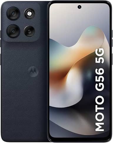 Smartphone Motorola Moto g56 5G - 256GB 24GB (8GB RAM+16GB Ram Boost) e 50MP Sony Lytia 600 Camera Ultrarresistencia militar IP68 + IP69 - Grafite