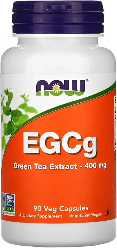 NOW Foods Egcg Extrato Chá Verde 400mg 90Caps Importado