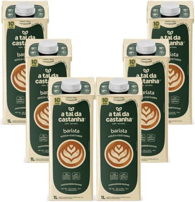 Kit 6X: Leite Vegetal Barista A Tal da Castanha 1L