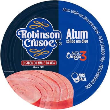 Atum Sólido em Óleo Robinson Crusoe 120g