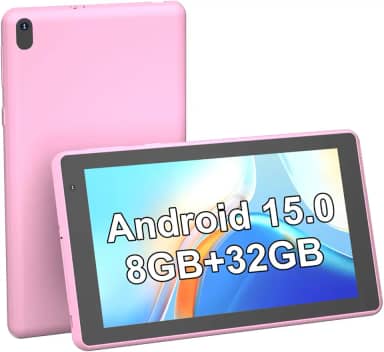 Tablet COOPERS Android 15, tablets de 7 polegadas, 6 GB de RAM, ROM de 32 GB, suporte de 1 TB, tablet PC, processador quad-core, tela sensível ao toque IPS, câmera dupla de 2 + 5 MP, bateria de 3000