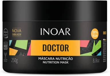 Inoar, Doctor Nutrição Máscara Capilar – Revitalização, Brilho e Maciez com Óleos Naturais para Todos os Tipos de Cabelo - 250g