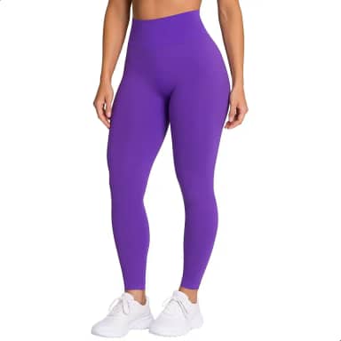 Calça Legging Academia Zero Transparências Sem Costura Cós Alto Microfibra Feminina Selene