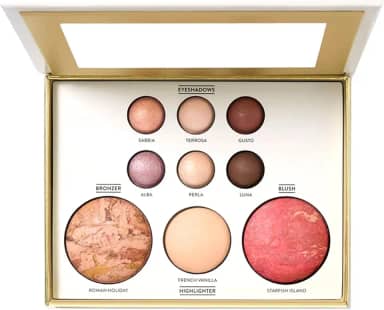ZJchao Paleta de Maquiagem Multiuso Kit de Cosméticos Tudo Em um Rosto Com Sombra Blush Iluminador de Contorno para Looks Diários 6,18x5,59in (1 unidade)