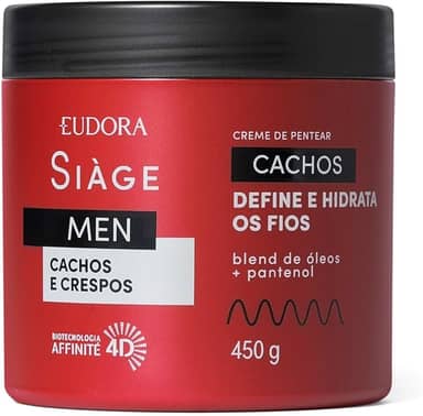 Eudora Eudora Siàge Men Cacheados Creme para Pentear Cacheados 450g