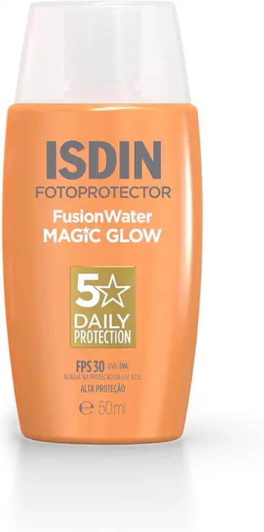 ISDIN Protetor Solar Facial Fusion Water Magic Glow FPS 30-50ml