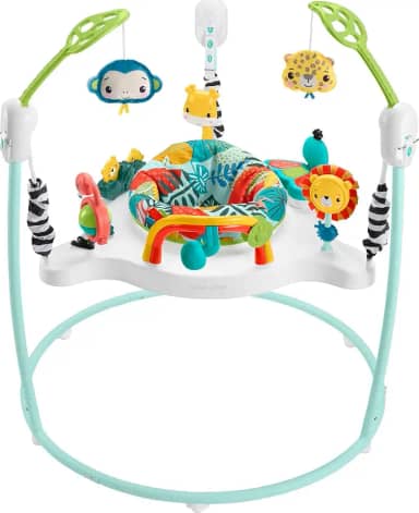 Fisher-Price Brinquedo e cadeira de Bebê Pula-Pula Selva