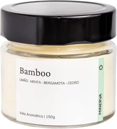 MINERVA - Vela Aromatica Perfumada Casa Limpa Bambu Bamboo - 150g