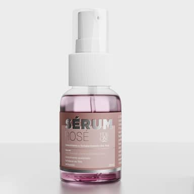 Serum Rosé Crescimento Capilar Crescer Cabelo Rapido e Forte Anti Queda (30ml)