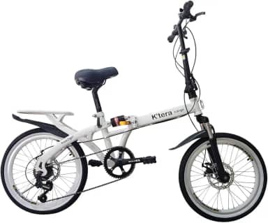 Bicicleta Dobrável Aro 20 Com Suspensão e Freio a Disco 7 Velocidades K'Tera Cargo