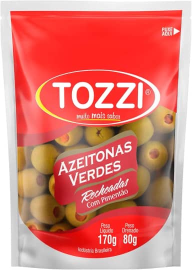 Tozzi Azeitona Verde Recheada Sachet Pouch 80g