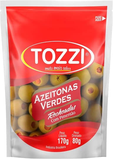 Tozzi Azeitona Verde Recheada Sachet Pouch 80g