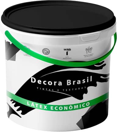 Tinta Látex Econômica Acrílica Base Água Para Parede Fosca (Branco Neve, 14L)