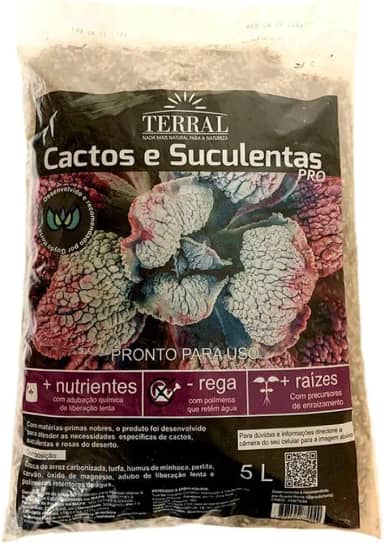 Terra Substrato Para Suculentas Pro 5l Terral